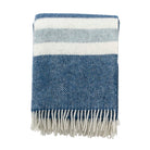 Klippan Gotland Stripe Throw, Petrol 