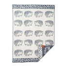 Klippan Kids Hedgehog Throw, Blue 