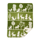 Klippan Kids Wildlife Throw Green