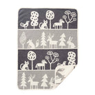 Klippan Kids Wildlife Throw, Grey