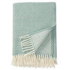 Klippan Velvet Throw, Eggshell Blue