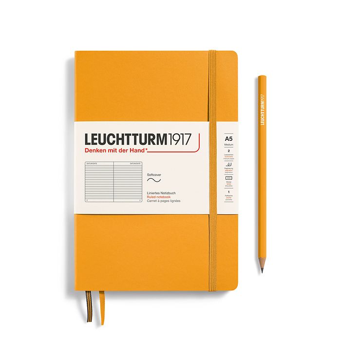 Leuchtturm 1917 Medium Lined Notebook A5, Rising Sun