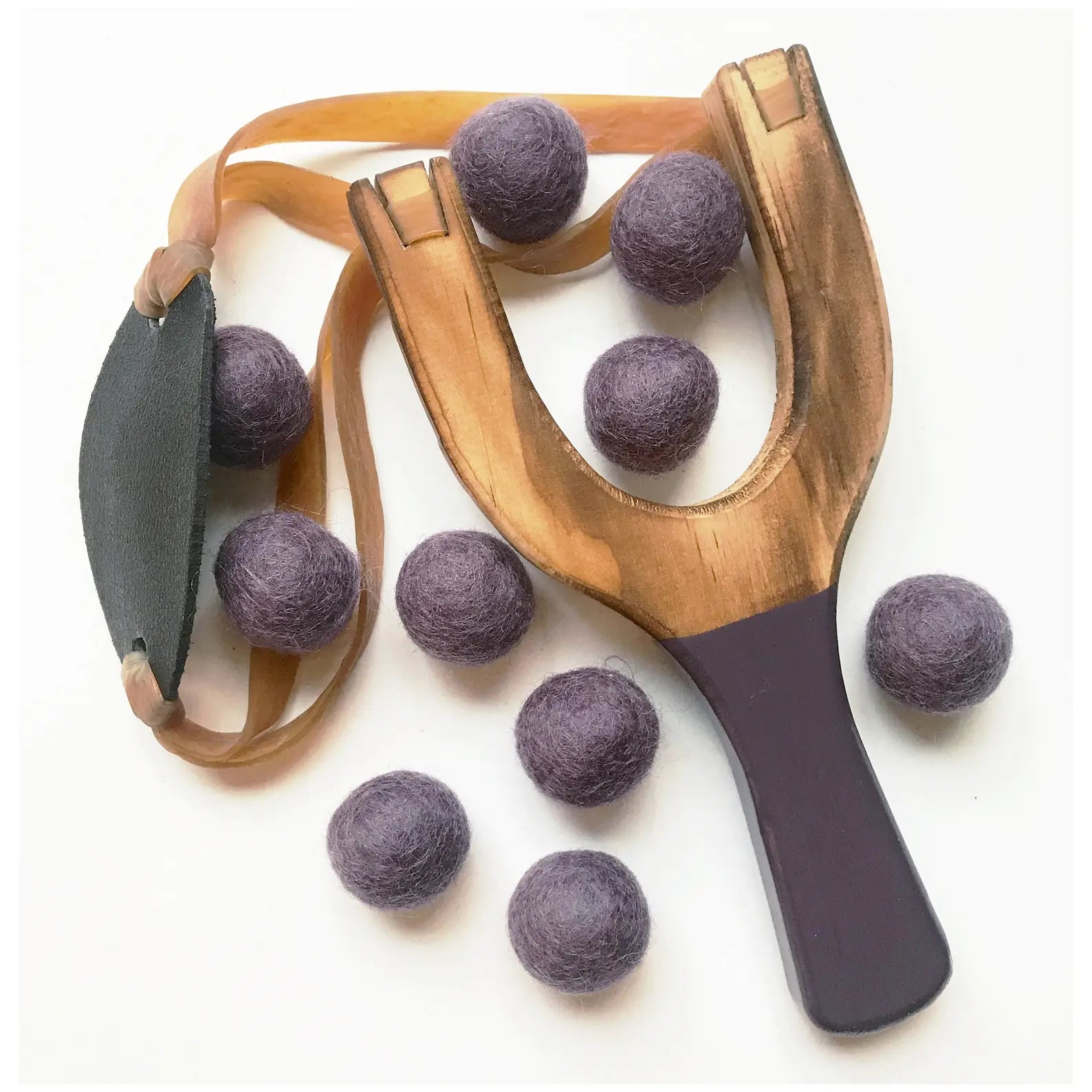 Little Lark Wooden Slingshot Plum