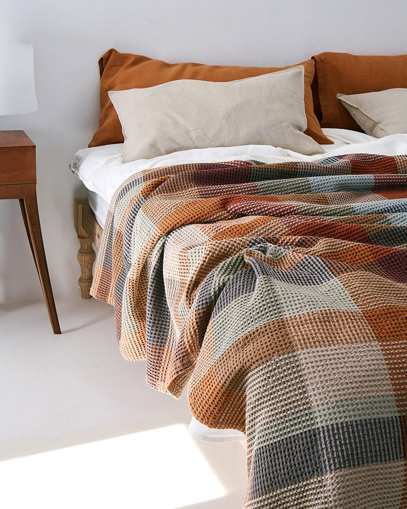 Mungo Vrou-Vrou Blanket, Cedarwood 