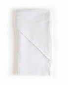 Mungo Organic Hooded Baby Towel, White