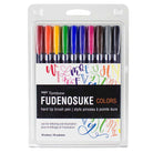 Tombow Fudenosuke Brush Pen Set Colors 10-Pack