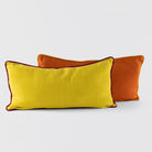 orange, pillow, linen