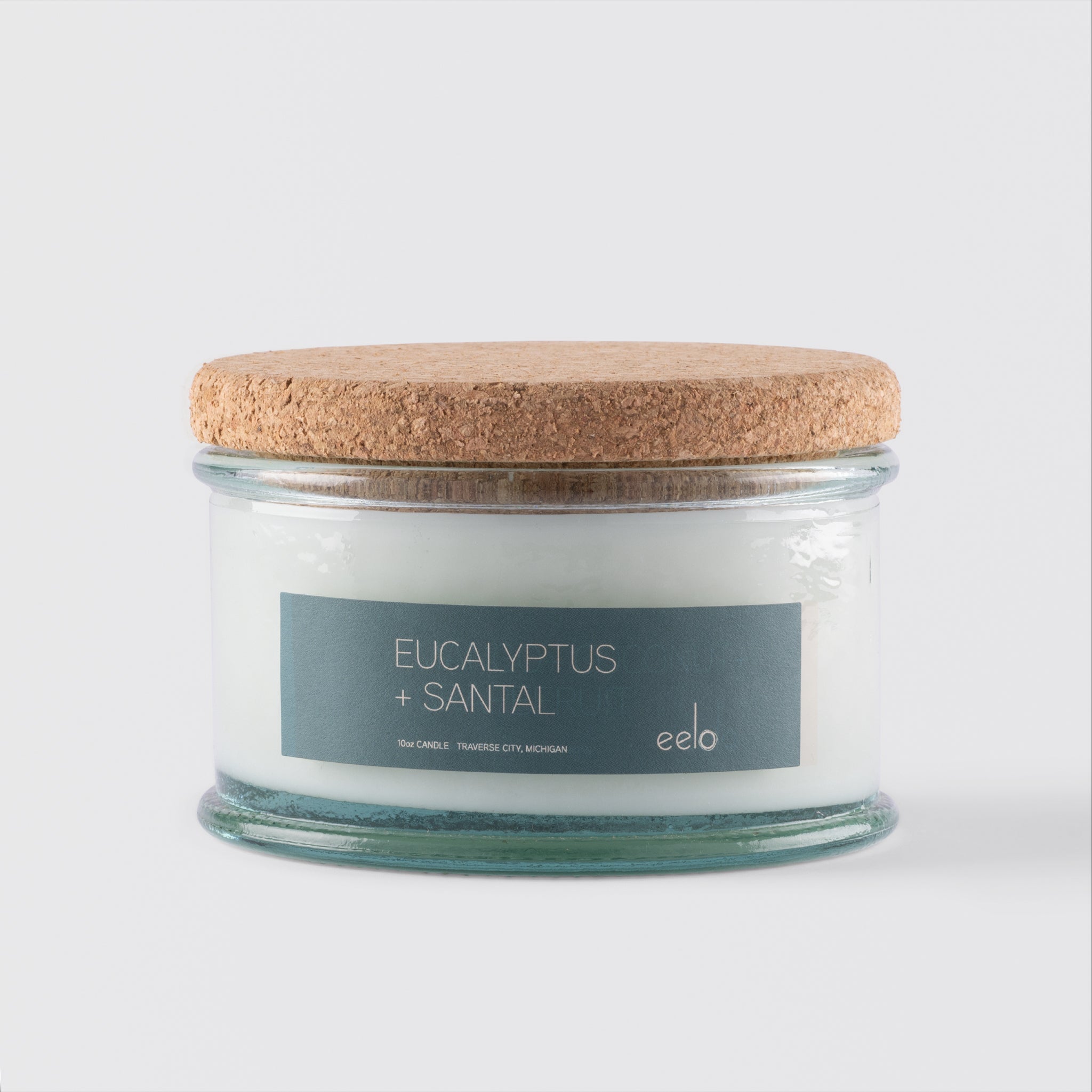 eelo 10 oz Candle, Eucalyptus + Santal