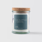 eelo 4 oz Candle, Eucalyptus + Santal 