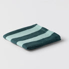 eelo Cabana Stripe Hand Towel, Lagoon