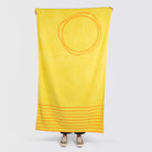 eelo Horizon Beach Towel - Reverse Side, Mango Spritz